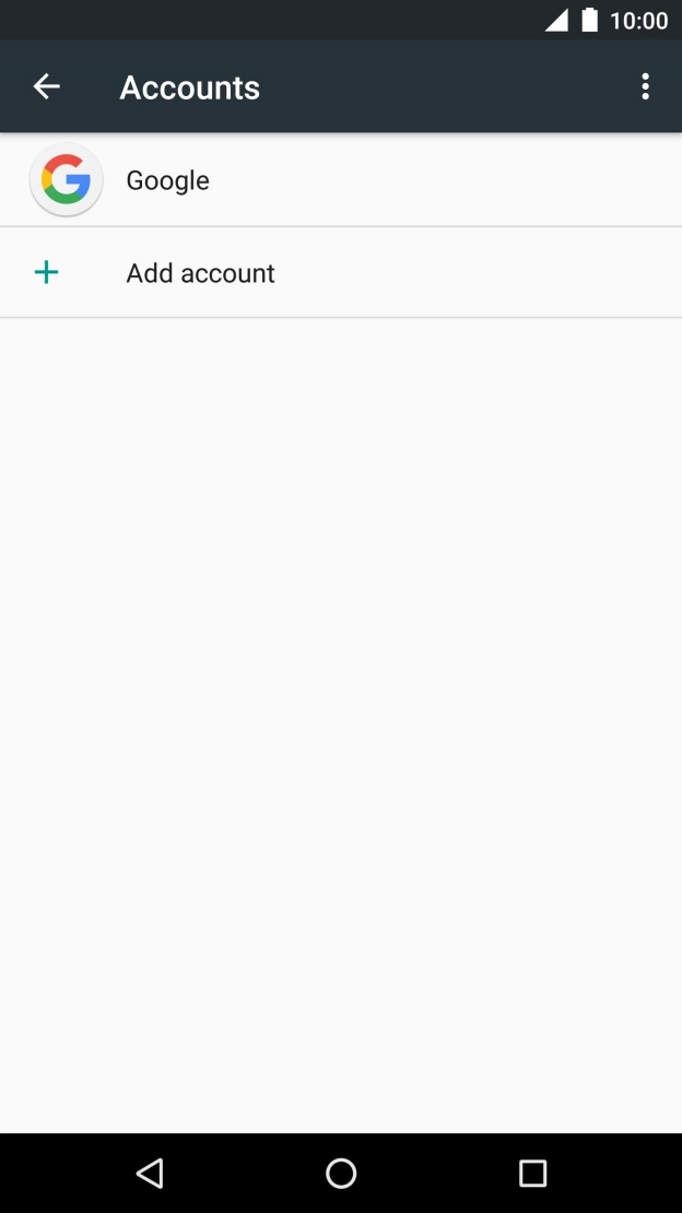 Press the Home key to return to the home screen.