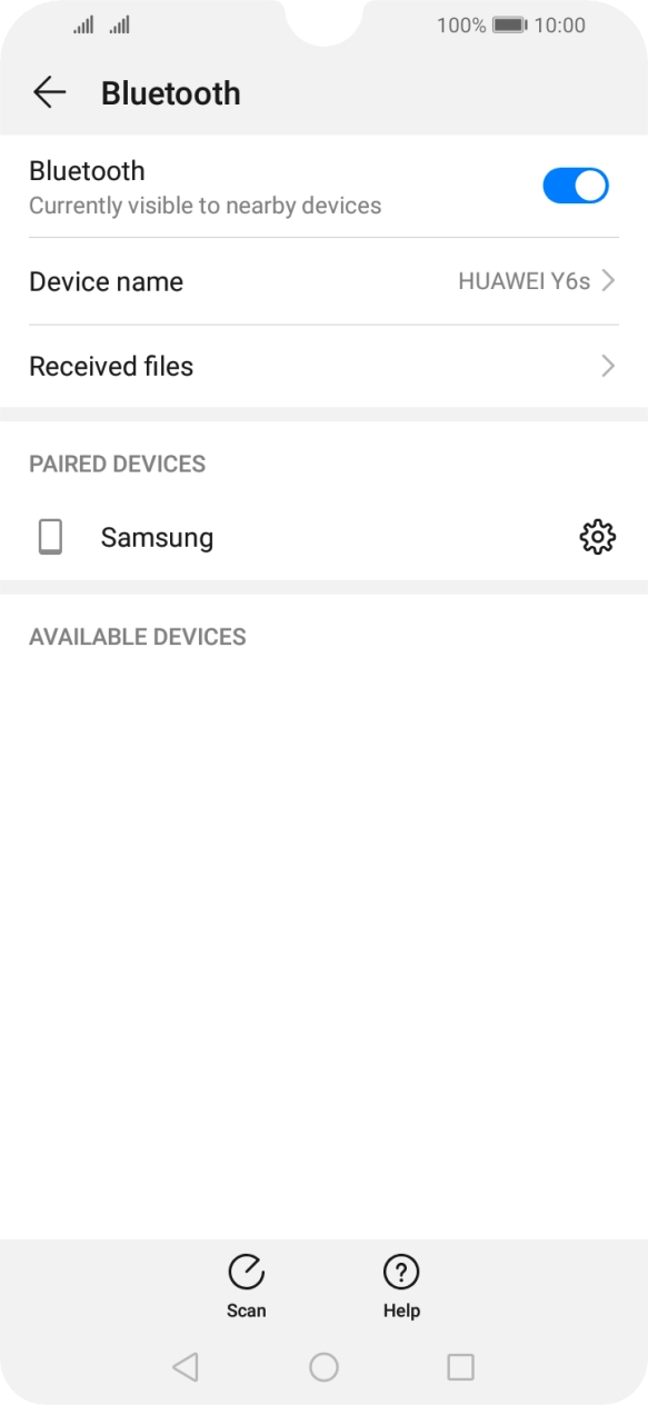 Press the Home key to return to the home screen.