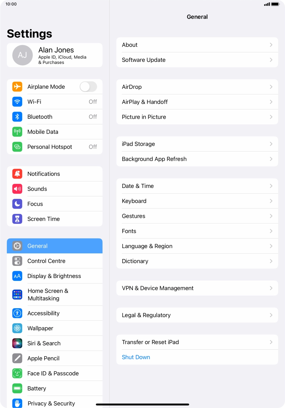 Press Background App Refresh. Press Background App Refresh.