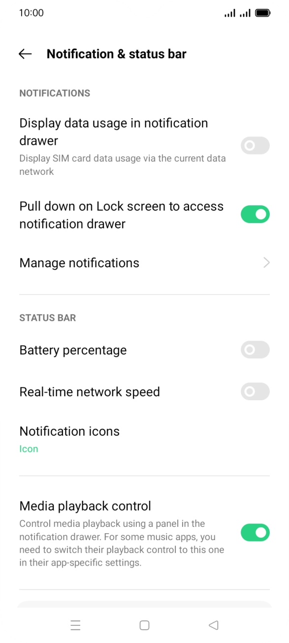 Press Manage notifications. Press Manage notifications.