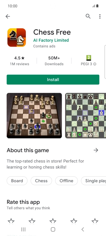 Press the Home key to return to the home screen.