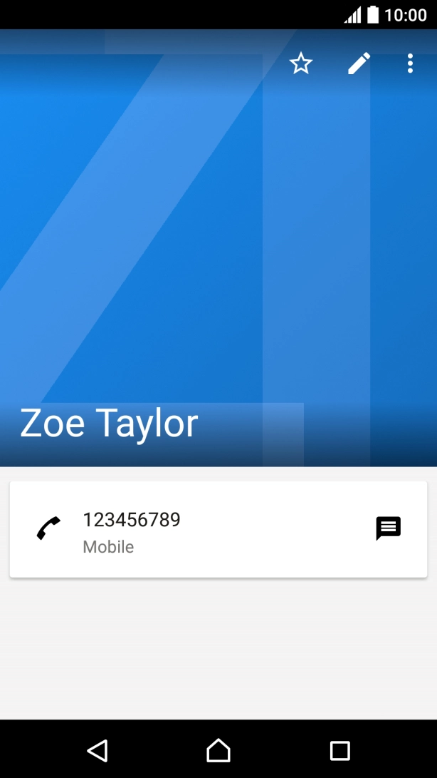 Press the Home key to return to the home screen.