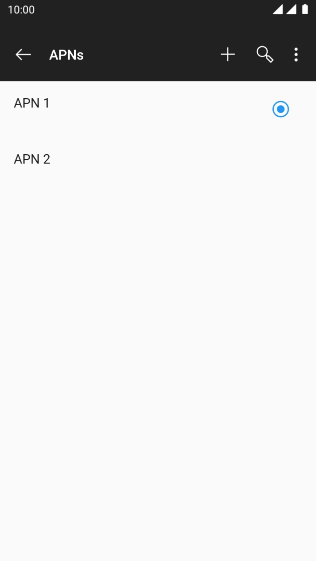 Press the Home key to return to the home screen.