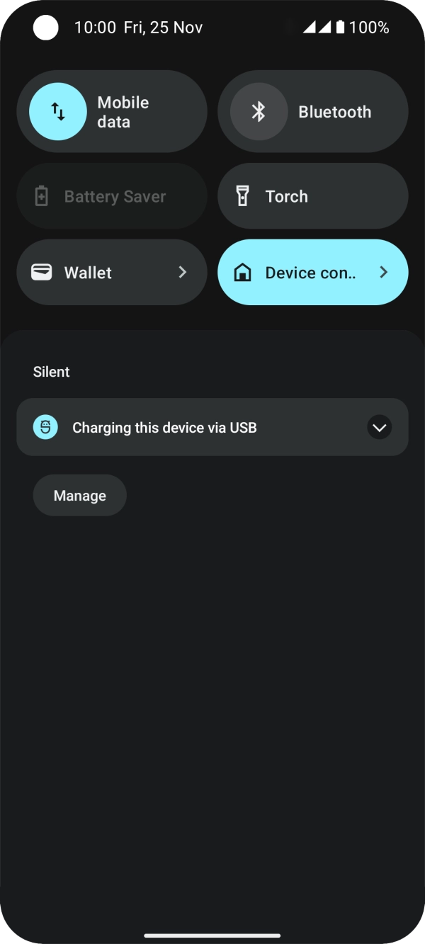Press arrow down. Press arrow down.