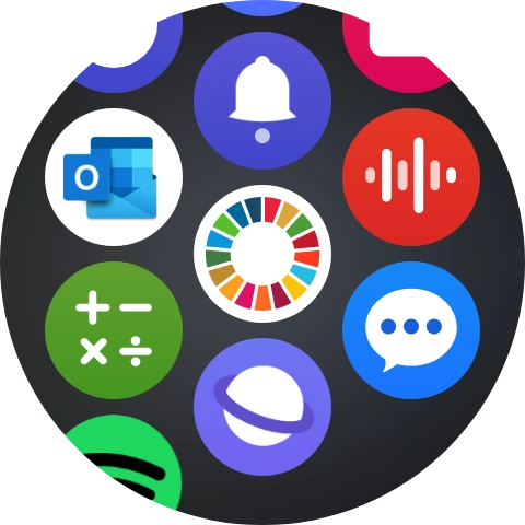 Press the email icon. Press the email icon.