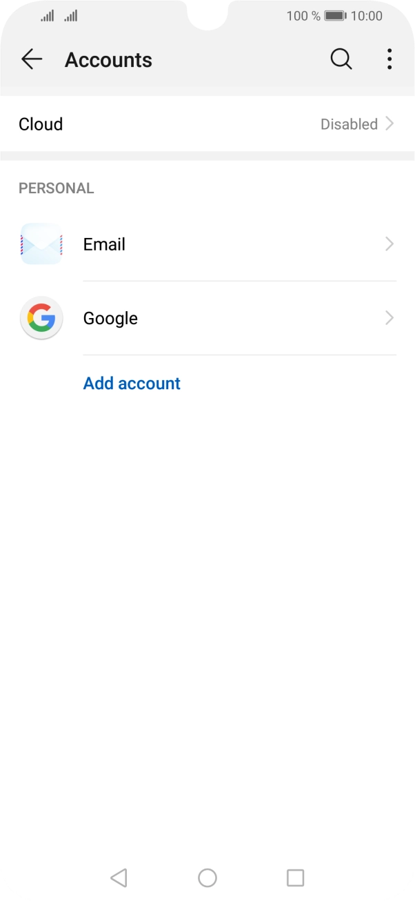 Press the Home key to return to the home screen.