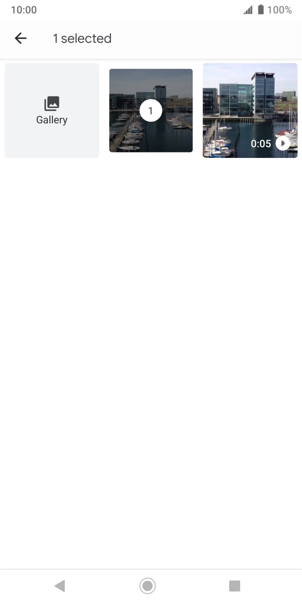 Press arrow left. Press arrow left.
