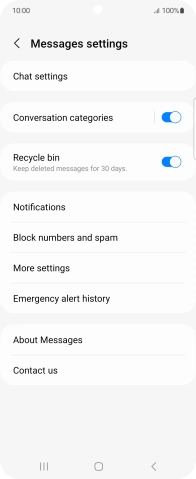Press More settings.