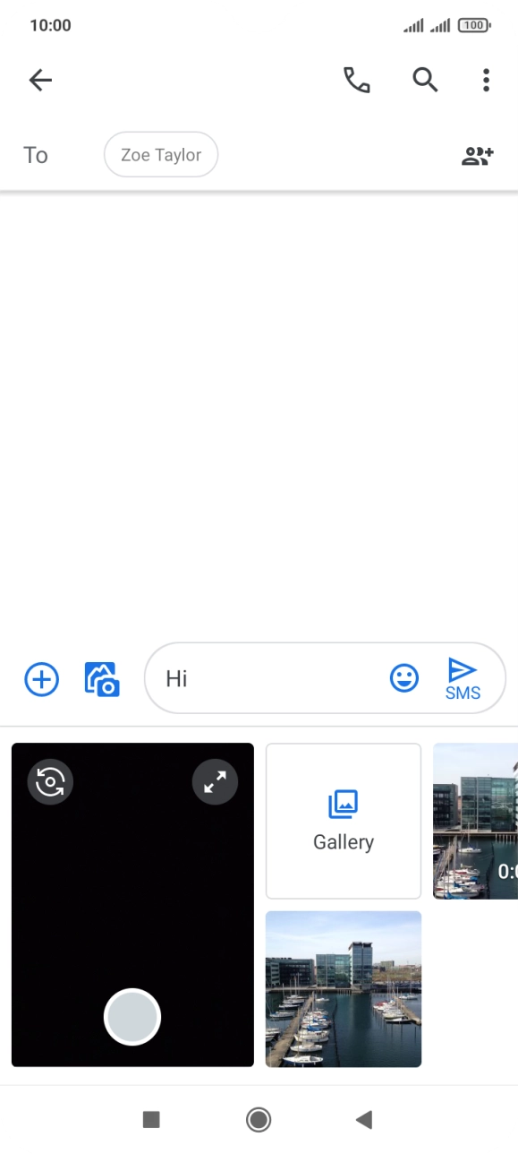 Press Gallery and go to the required folder. Press Gallery and go to the required folder.