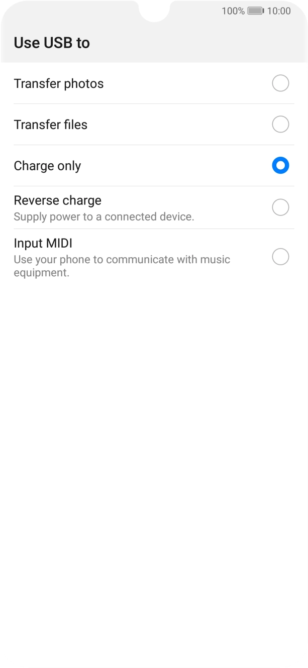 Press Transfer files. Press Transfer files.