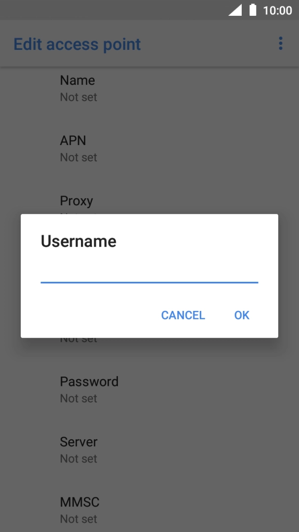 Key in o2 and press OK.