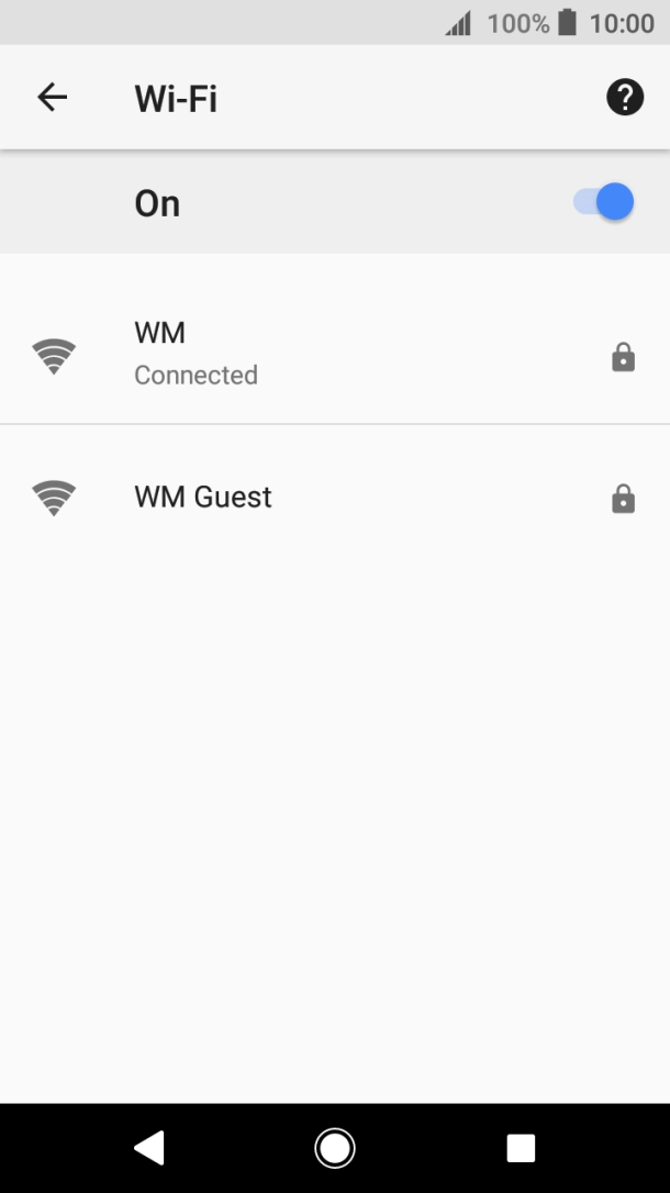 Press the Home key to return to the home screen.