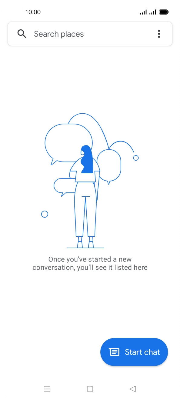 Press Start chat. Press Start chat.