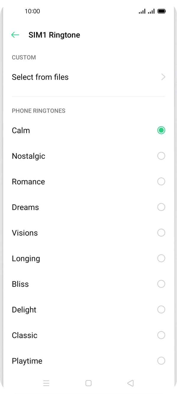 Press Select from files.