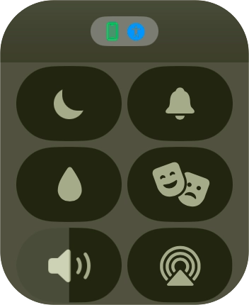 Press the Do Not Disturb icon to turn the function on or off.
