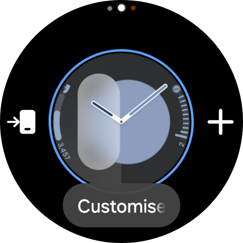 Slide your finger left on the screen. Slide your finger left on the screen.