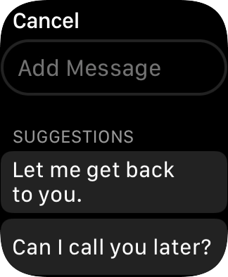 Press Add Message and record the message.