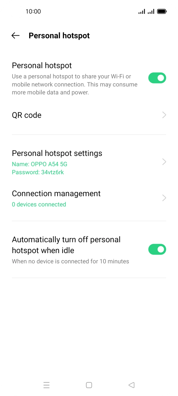 Press the Home key to return to the home screen.