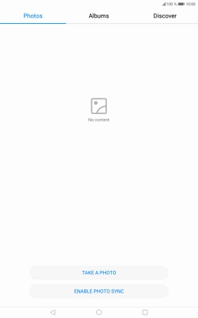 Press Albums and go to the required folder.