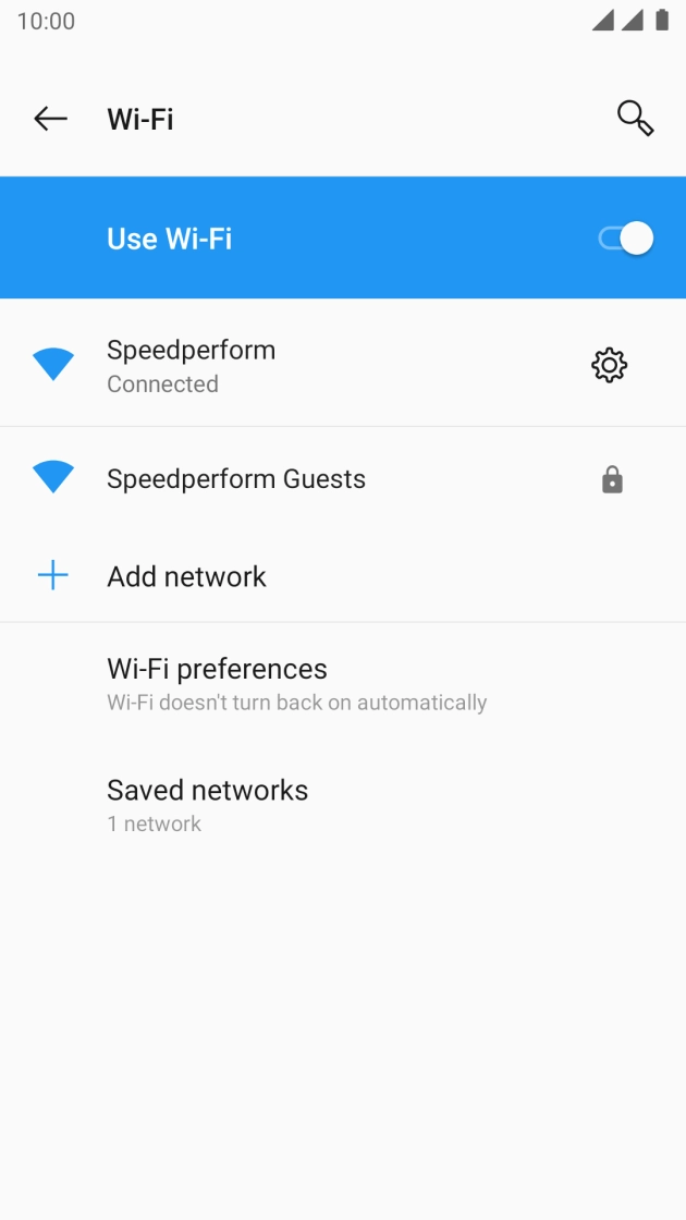 Press the Home key to return to the home screen.