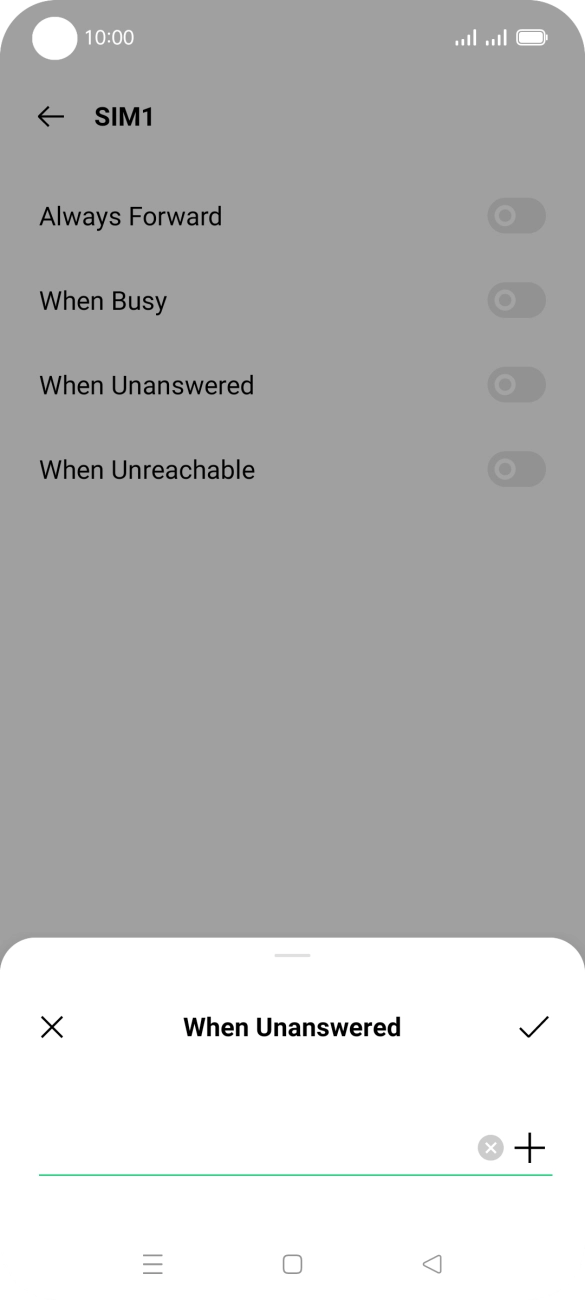 Key in 901 and press the confirm icon.