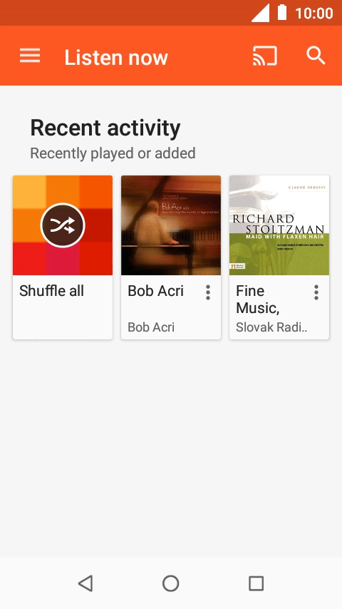 Slide your finger right starting from the left side of the screen. Slide your finger right starting from the left side of the screen.