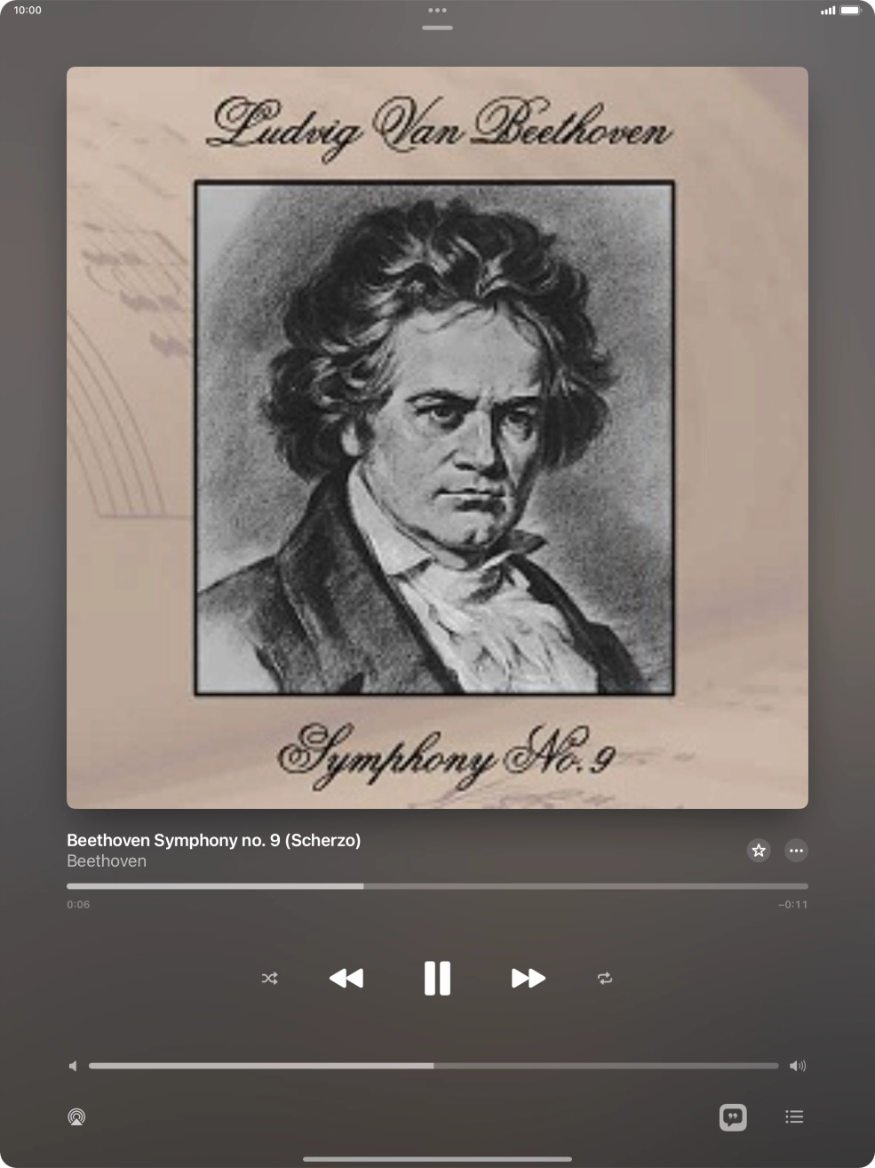 Press arrow right to go to the next audio file.