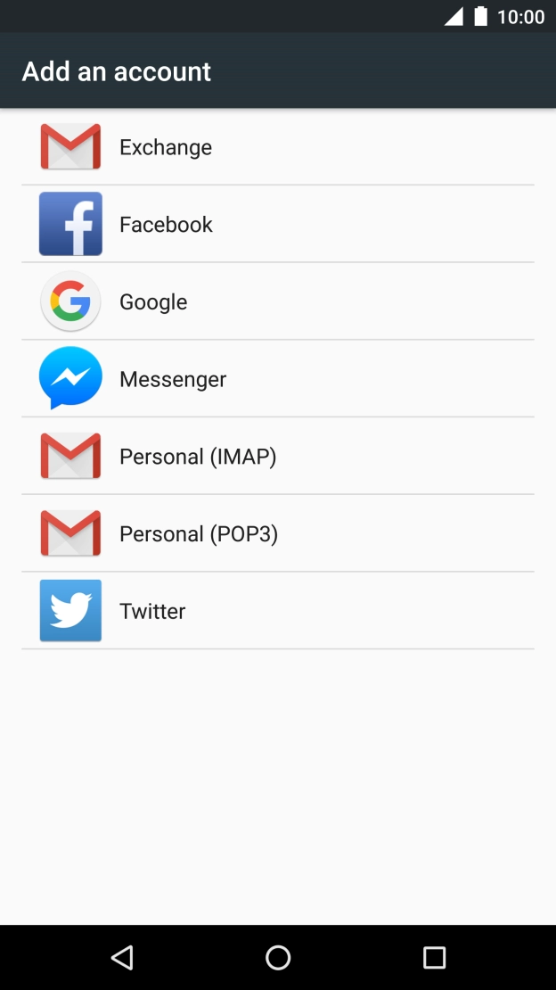 Press Personal (POP3).