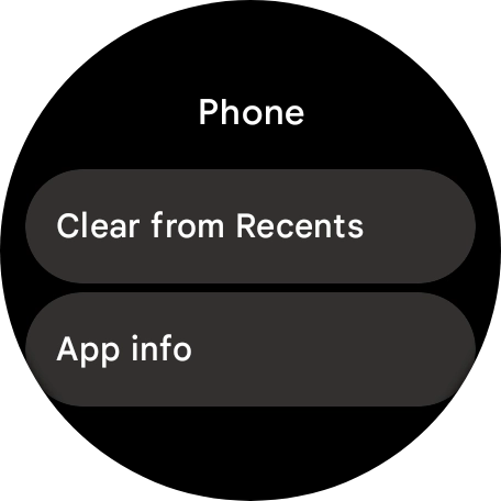 Press Clear from Recents. Press Clear from Recents.
