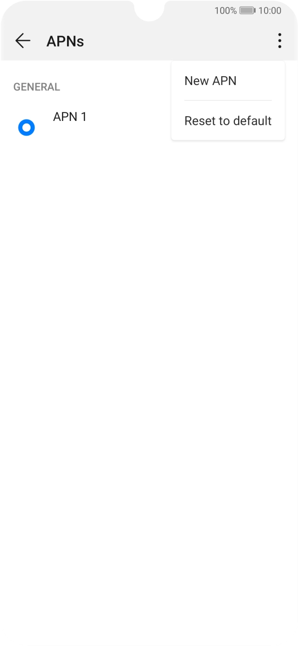Press New APN. Press New APN.