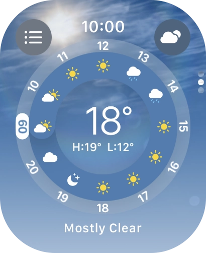 Press the Digital Crown to return to the home screen. Press the Digital Crown to return to the home screen.