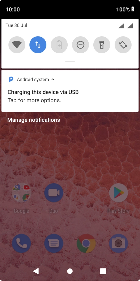 Press Tap for more options..