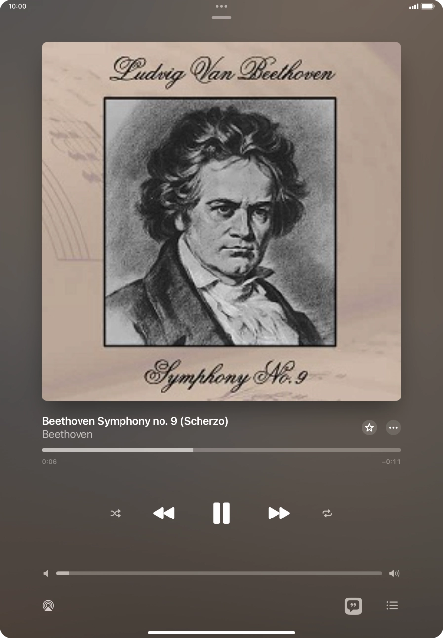 Press arrow right to go to the next audio file.