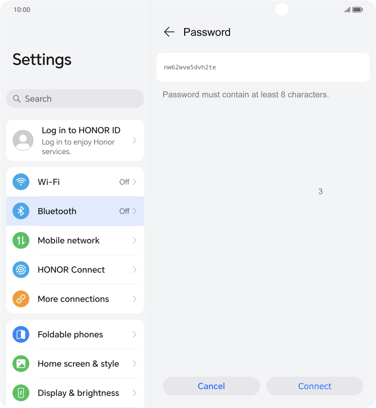 Press arrow left. Press arrow left.