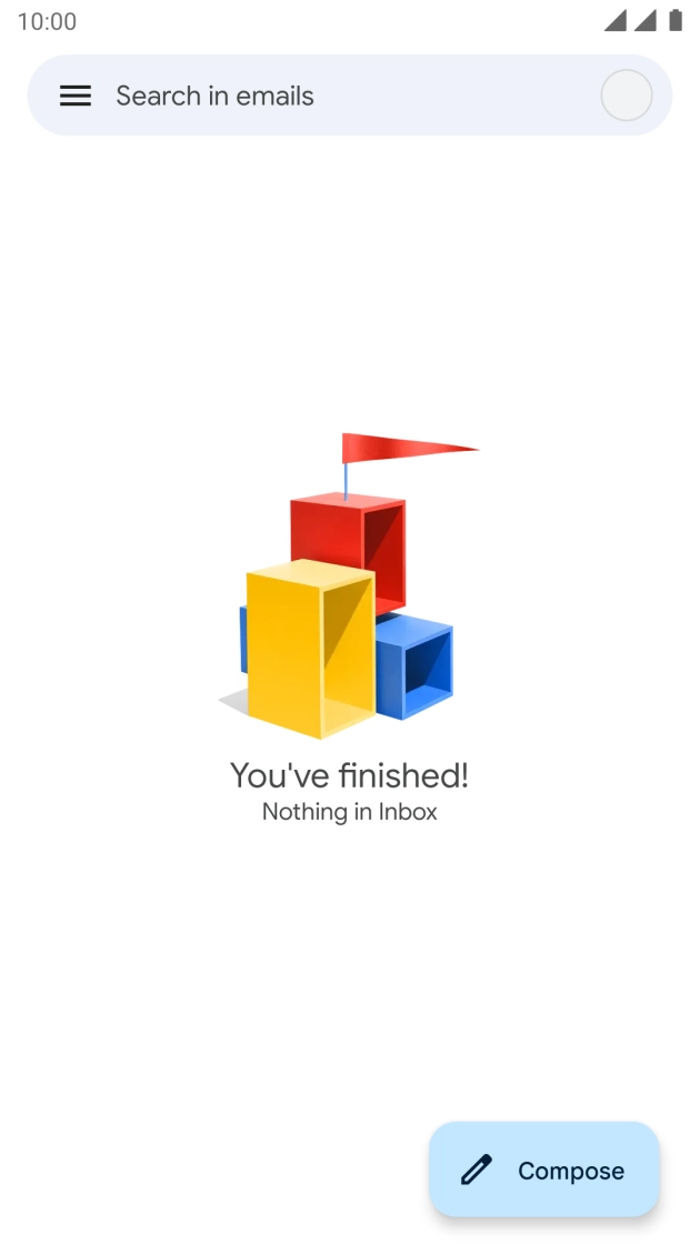 Press the profile icon.