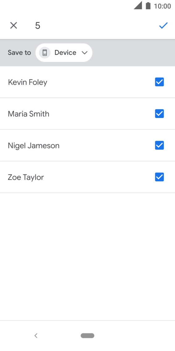 Press the save icon.