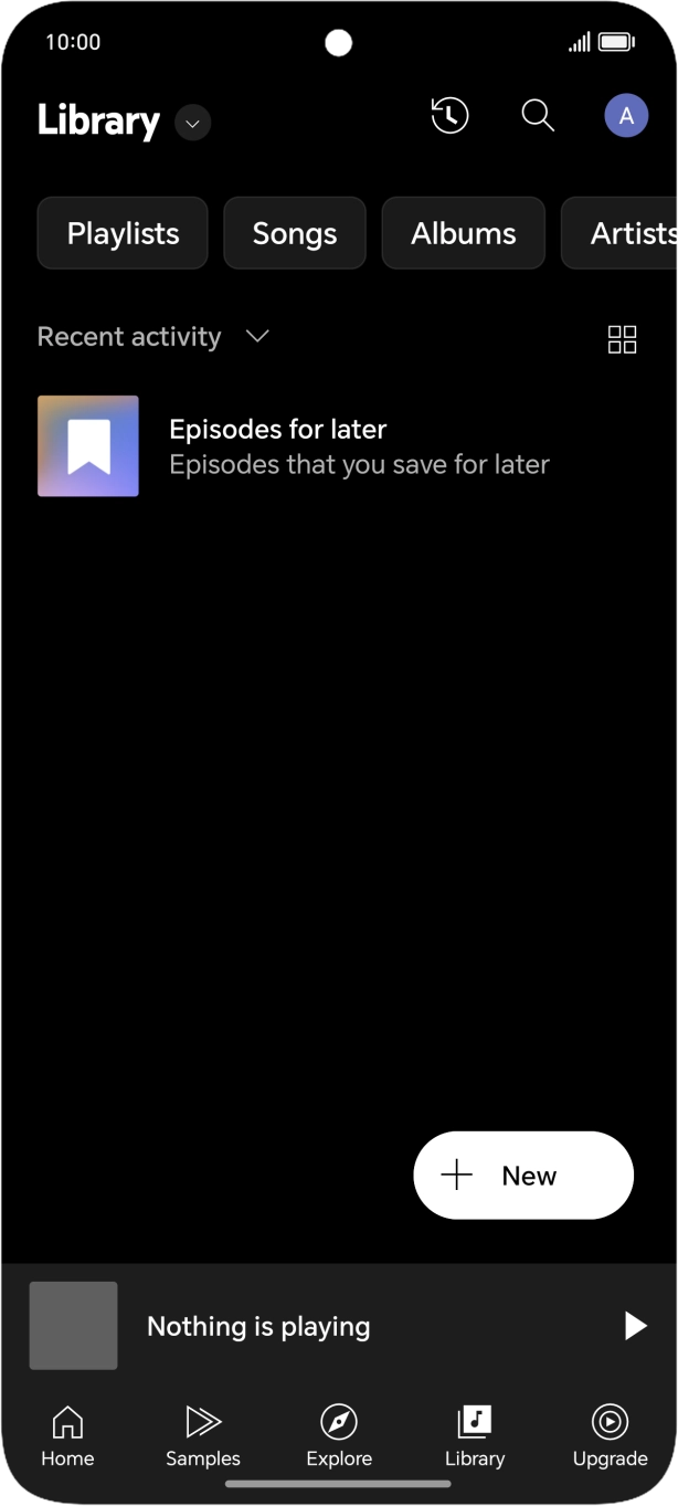 Press the drop down list.