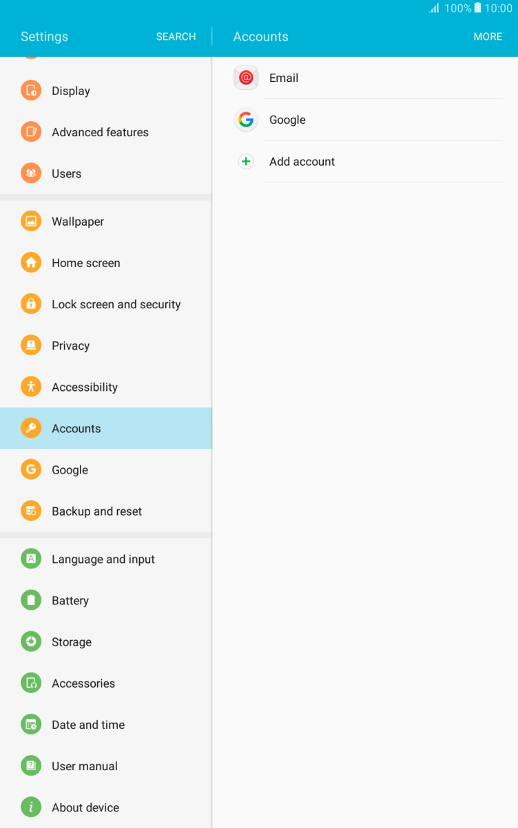 Press the Home key to return to the home screen.