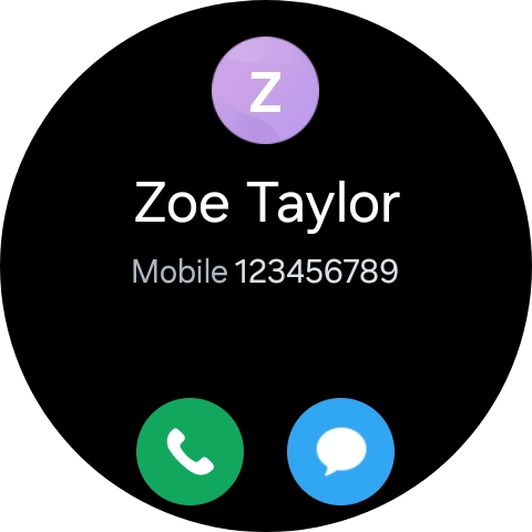 Press the call icon.