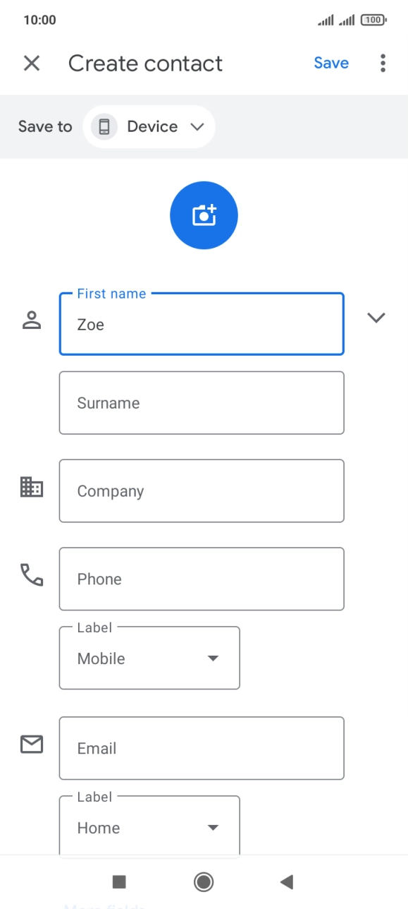 Press Surname and key in the required last name.
