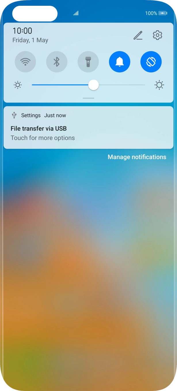 Press Touch for more options. Press Touch for more options.