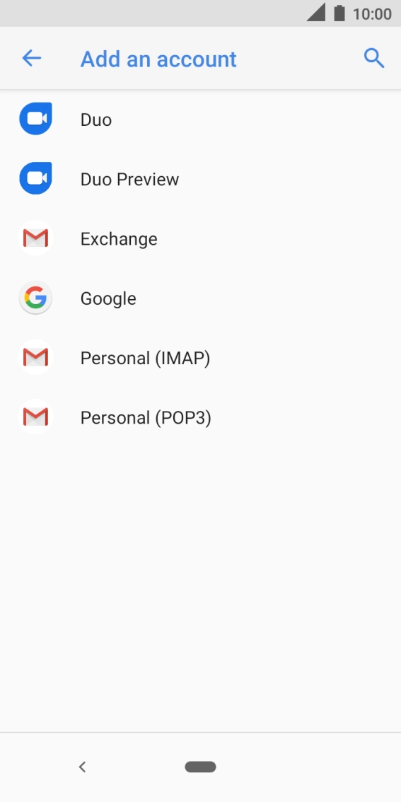 Press Personal (POP3). Press Personal (POP3).