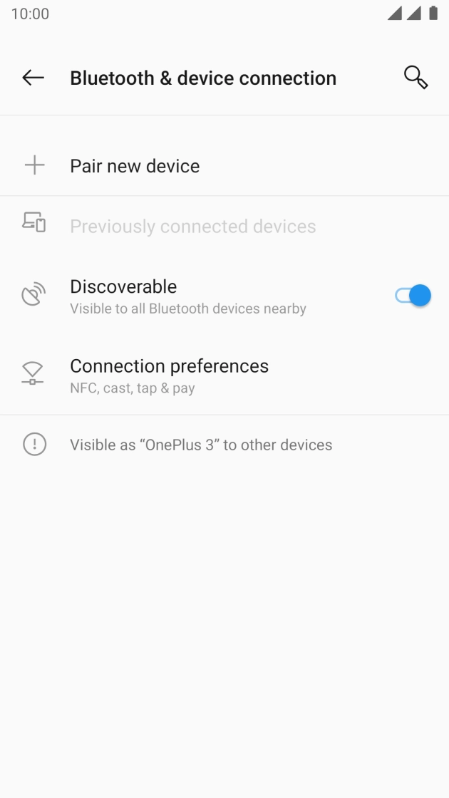 Press Pair new device.