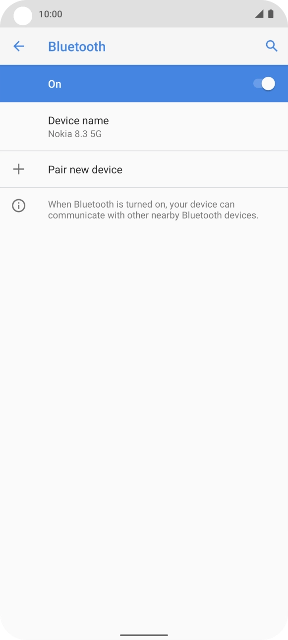 Slide your finger upwards starting from the bottom of the screen to return to the home screen.