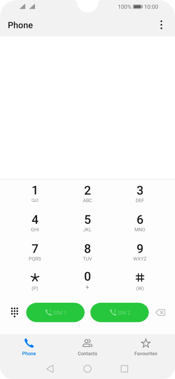 Press the menu icon. Press the menu icon.