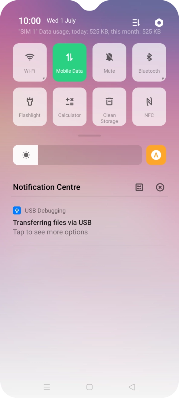 Press Tap to see more options.