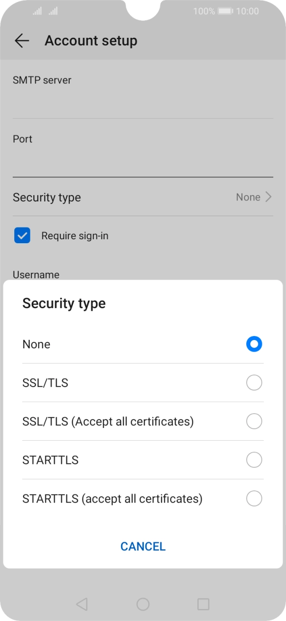 Press None to turn off the function. Press None to turn off the function.