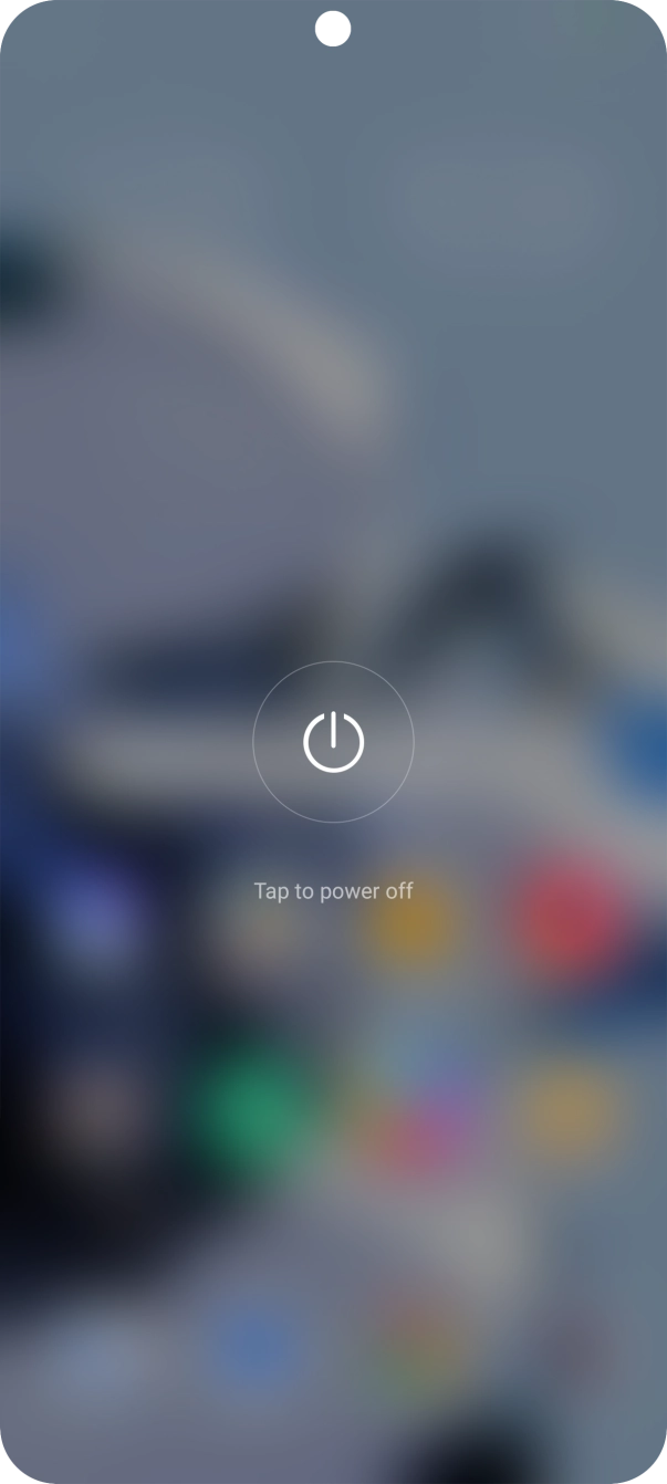 Press Tap to power off.