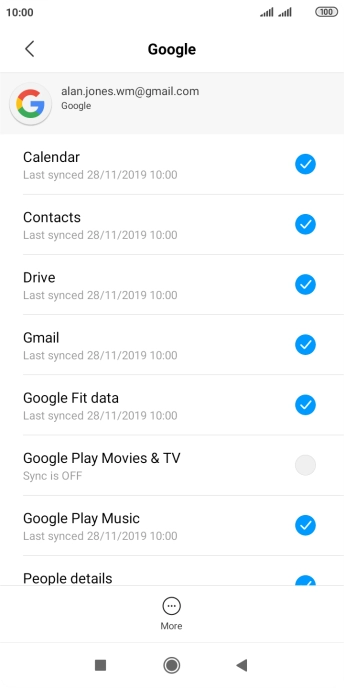 Press the Home key to return to the home screen.