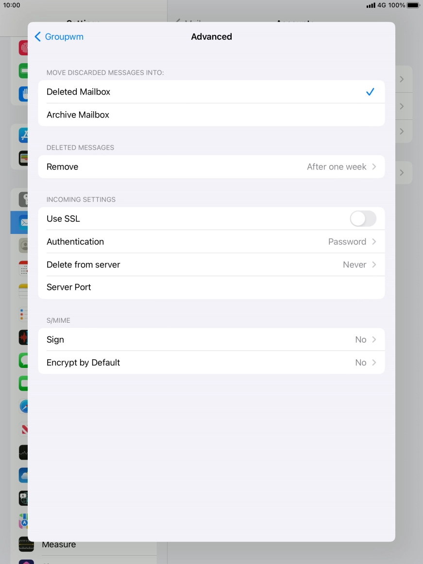 Press Authentication.